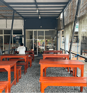 Kopi Rahayu meja outdoor
